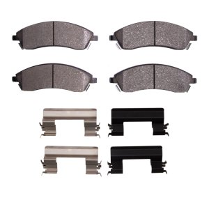 Cadillac STS Brake Pads - Front - R1 Concepts - Semi Met - `04-`09
